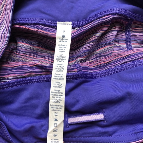Lululemon Inspire Tight II (Mesh) - Iris Flower - Picture 8 of 10